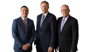 Photo of John M. McLaughlin, Tony W. Patterson and Paul S. Kruse