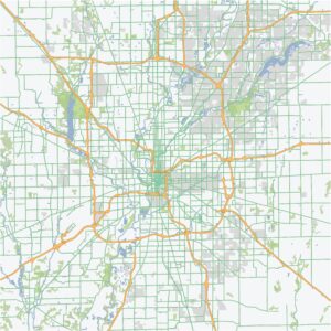 Indianapolis map