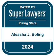 Rated By Super Lawyers | Rising Stars | Aleasha J. Boling | 2024