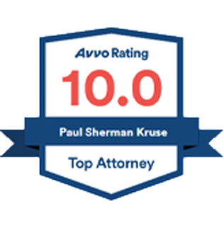 Avvo Rating 10.0 | Paul Sherman Kruse | Top Attorney