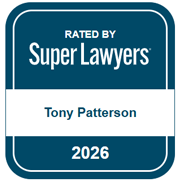 Rated By Super Lawyers | Rising Stars | Tony W. Patterson | 2026