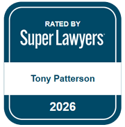 Rated By Super Lawyers | Rising Stars | Tony W. Patterson | 2026